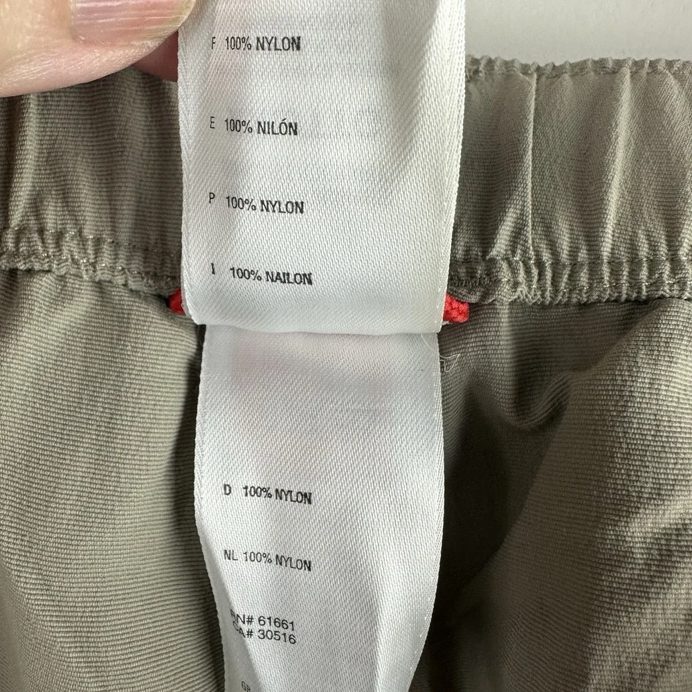 The North Face Belted Cargo Shorts Mens XXL Tan Hiking Nylon Outdoors